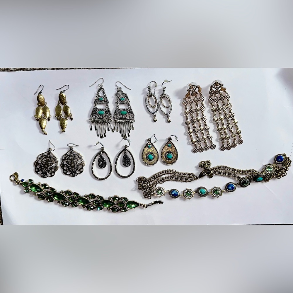 Lucky Brand/Stella and Dot Jewelry Bundle 9 pieces